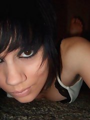 Lovely emo bitches showing young tits and ass to us