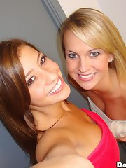 Check out 3 hot teenies play and masterbate in the shower in these dorm room fuck pics