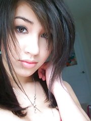 Hot horny kinky amateur Asian cutie's hot selfpics