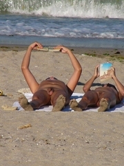 Girlfriends On The Beach