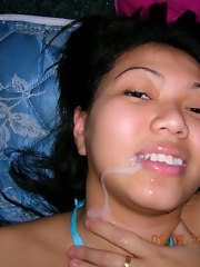Kinky Asian bitch receives her pussy gangbanged inside the bedroom