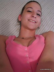 Wild horny kinky amateur chick pussy-playing