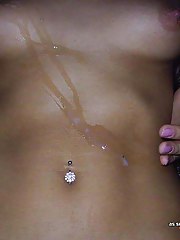 Nice sizzling hawt picture collection of smutty amateur cumshot pics