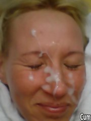 Dilettante girlfriend with pretty faces can't live without facial cumshot