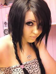 Amateur emo girlfriends post sexy self-shots in the gallery