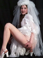 All kind of babes just for the sake of spending another hot wedding sex. Nice-looking babes in wedding suit are so romantic and hot