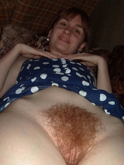 Marvelous amateurs with hairy wet crack